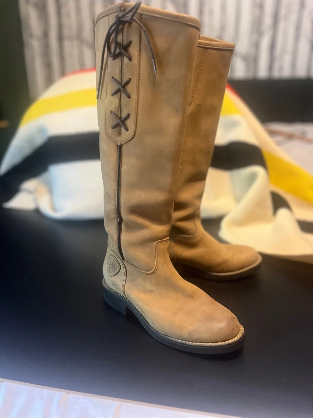 Ariat Tall Leather Boots - Tan